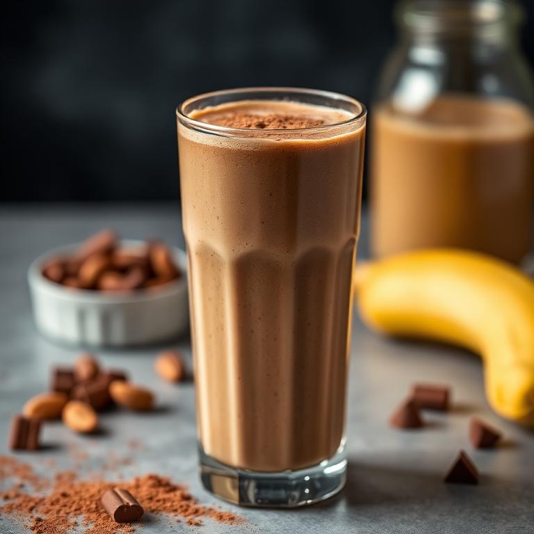 Peanut Butter Chocolate Protein Shake