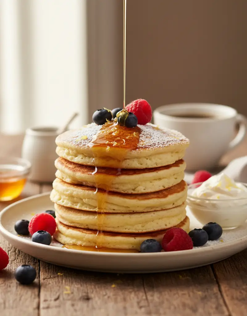 Fluffy Ricotta Pancakes