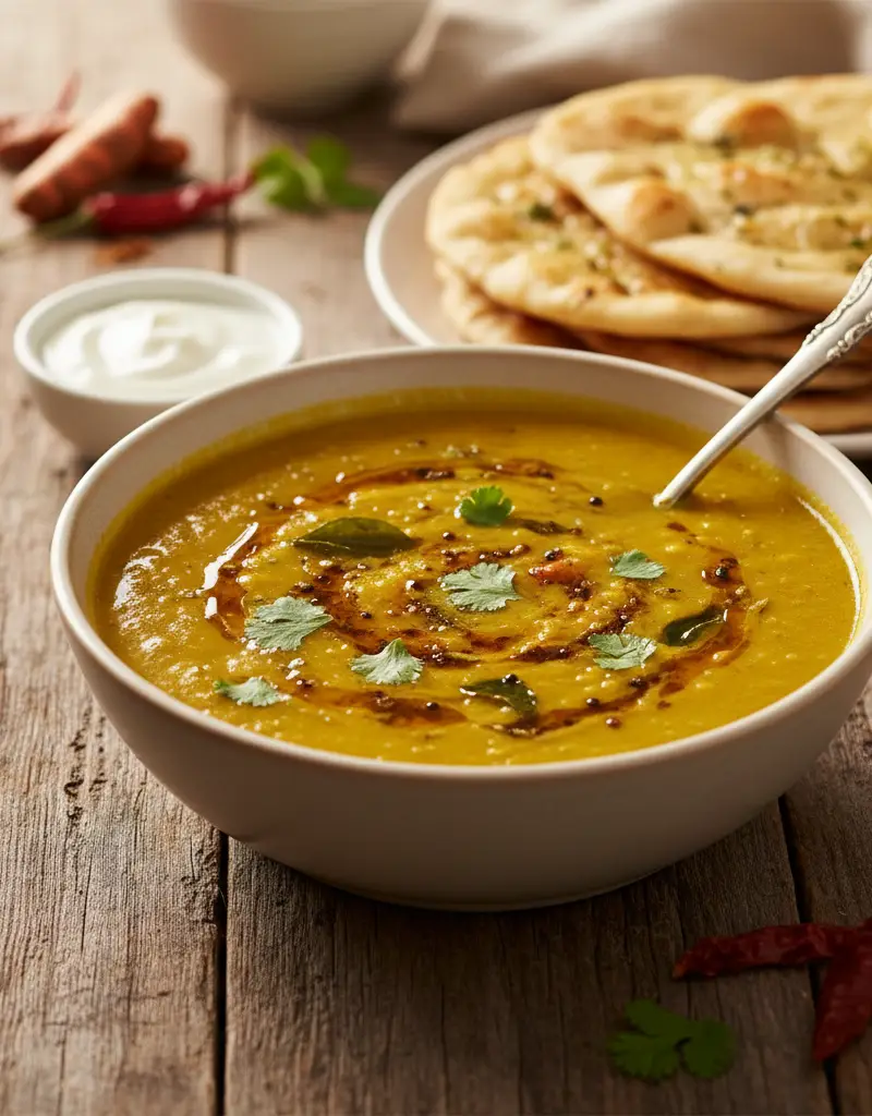 Turmeric Lentil Soup (Dal Tadka)