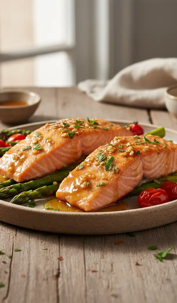 Honey Garlic Glazed Salmon — Salmon recipe