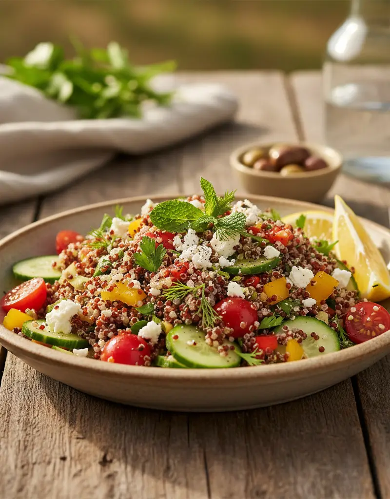 Lemon Herb Quinoa Salad