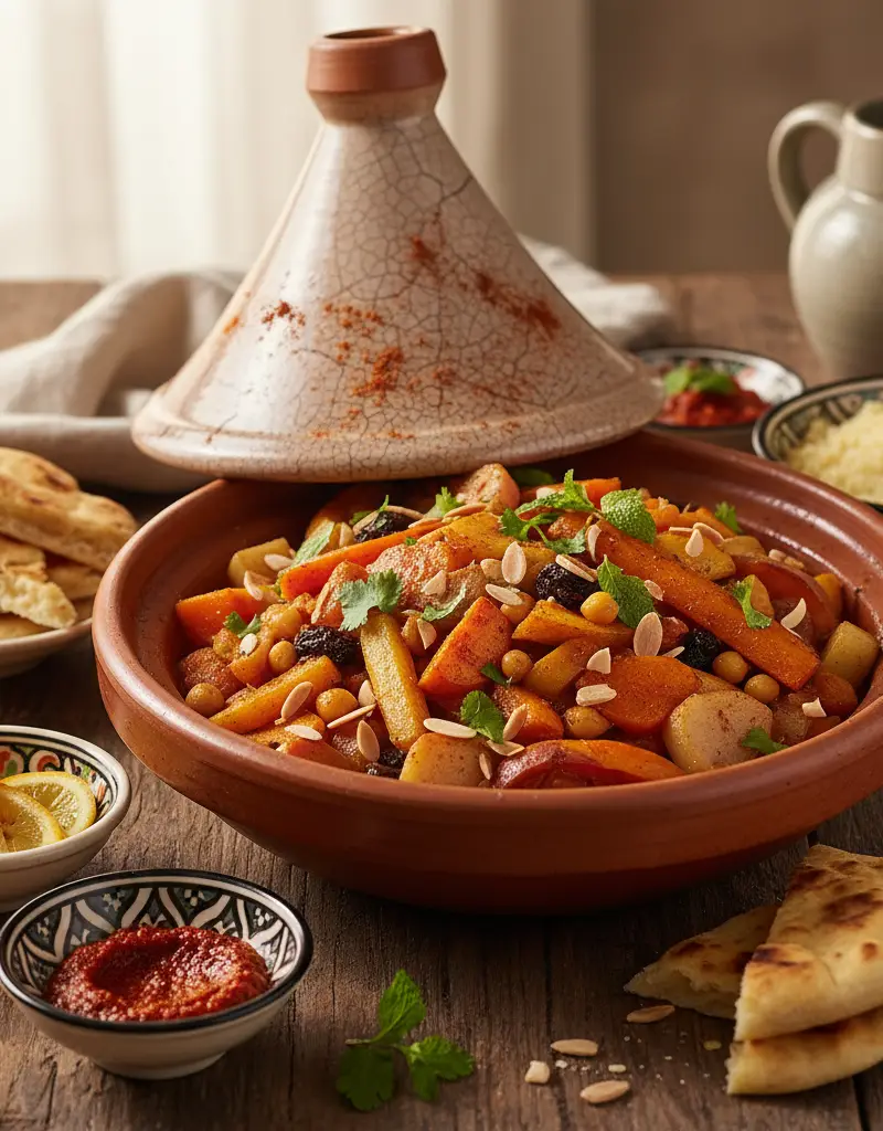 Slow-Roasted Root Vegetable Tagine
