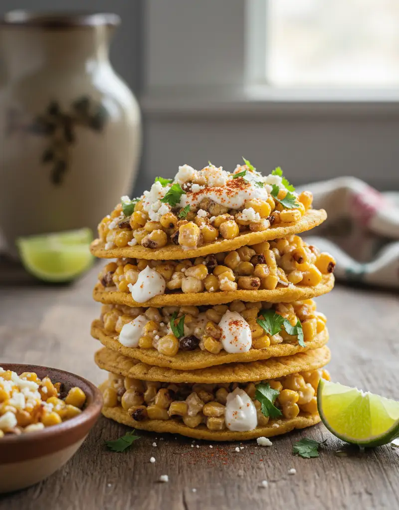 Mexican Street Corn Tostadas