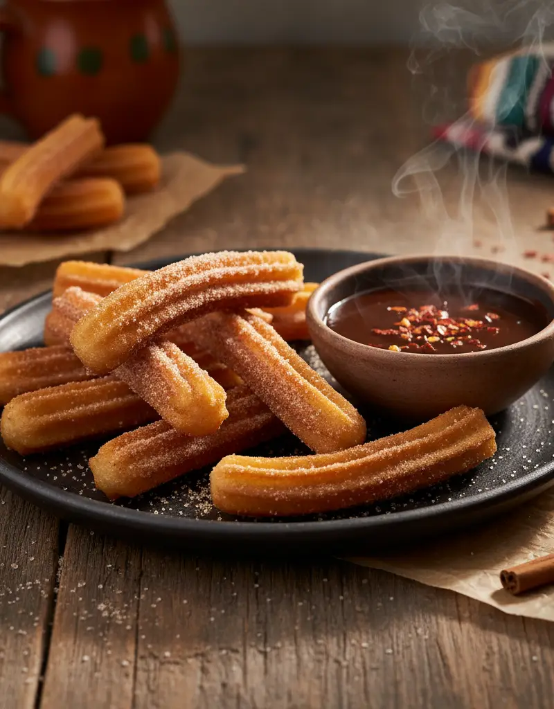 Mexican Chocolate Cinnamon Churros