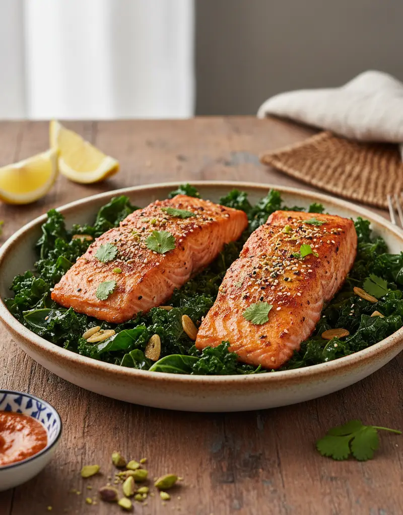 Moroccan Harissa Salmon