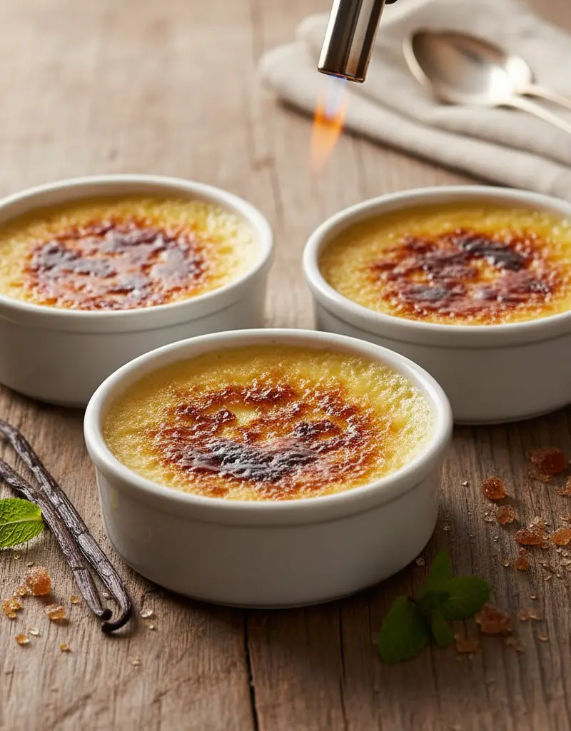 Classic Madagascar Vanilla Bean Crème Brûlée