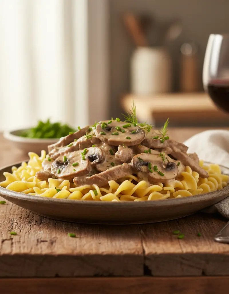 Classic Beef Stroganoff