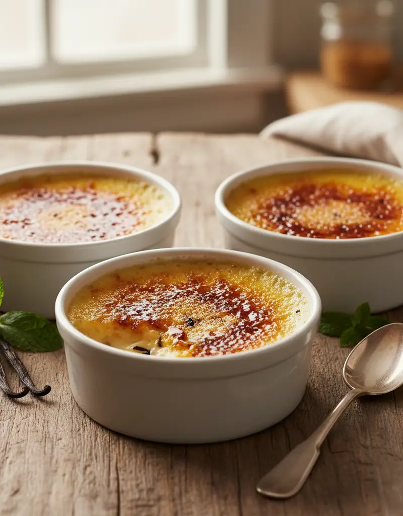 Classic Madagascar Vanilla Bean Crème Brûlée