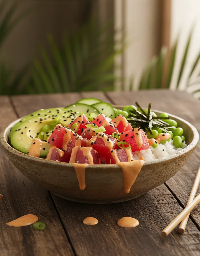 Spicy Tuna Poké Bowl