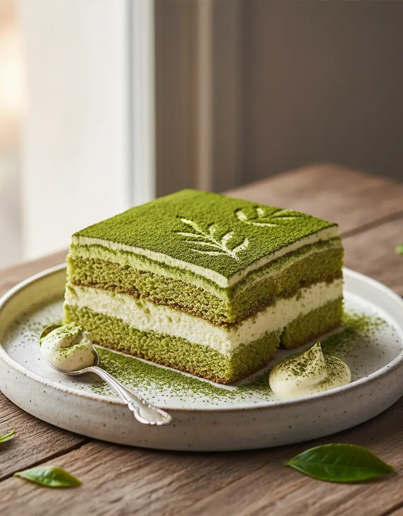 Matcha Green Tea Tiramisu