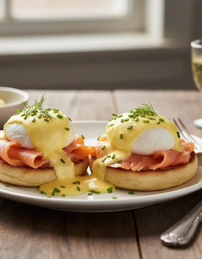 Smoked Salmon Eggs Benedict