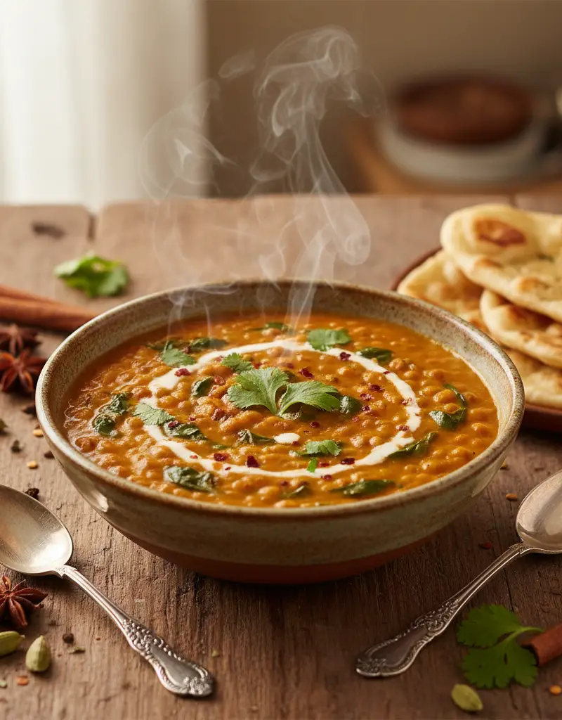 Lentil and Spinach Dal