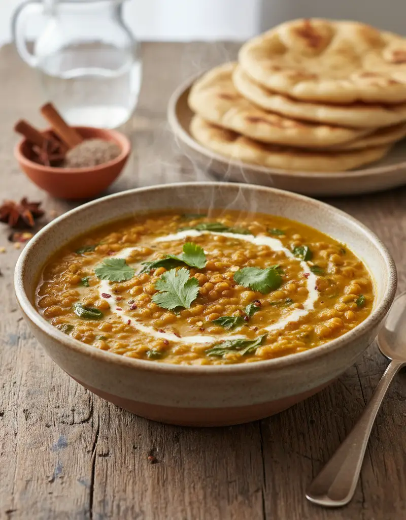 Lentil and Spinach Dahl