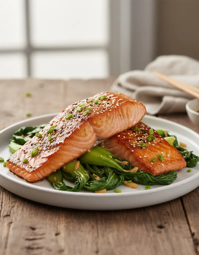 Honey-Miso Glazed Salmon