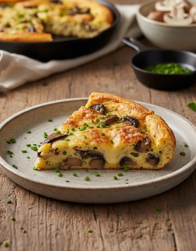Mushroom and Gruyère Frittata