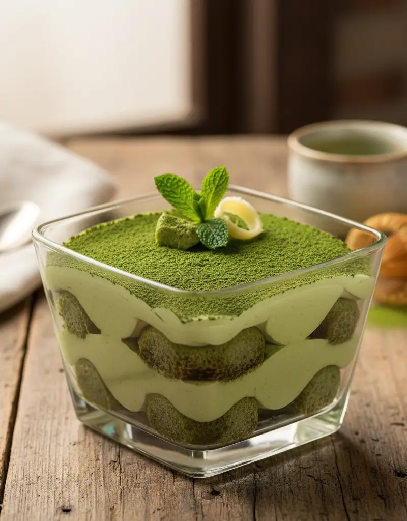 Matcha Green Tea Tiramisu
