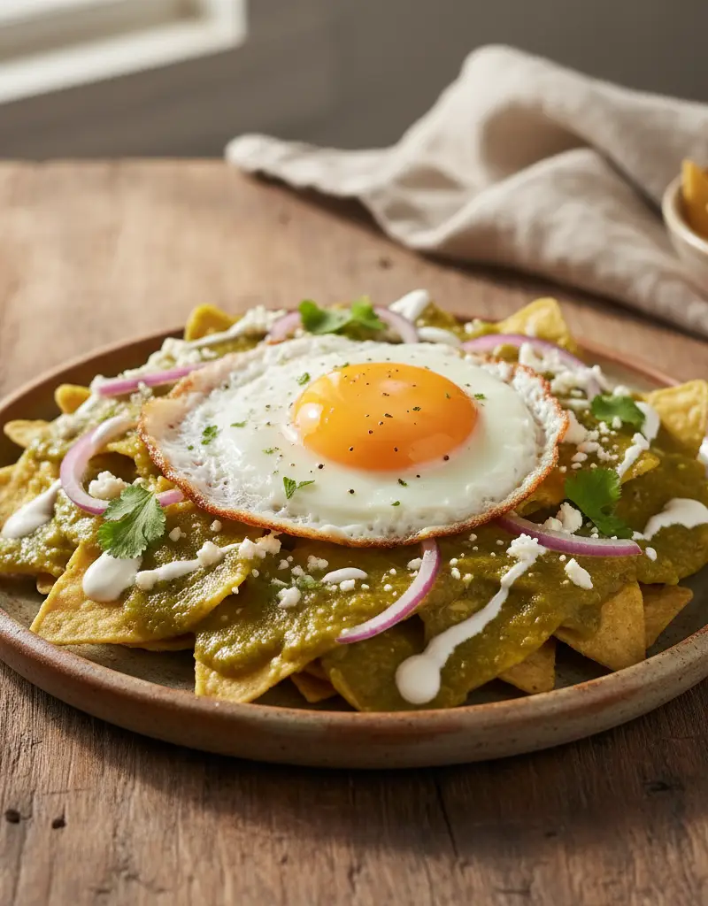 Mexican Chilaquiles Verdes