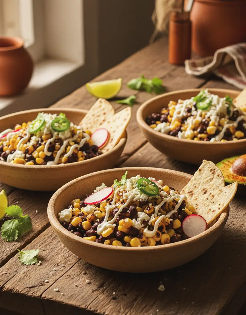 Mexican Street Corn Taco Bowls