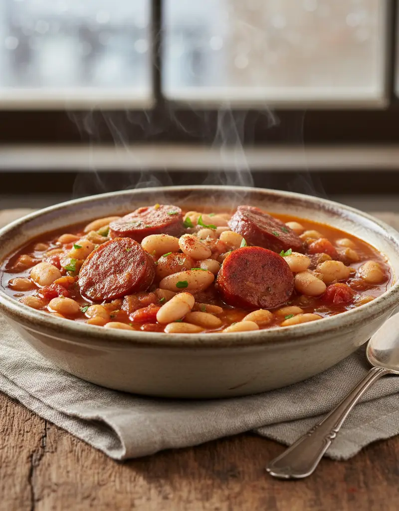 Spanish Chorizo & White Bean Stew