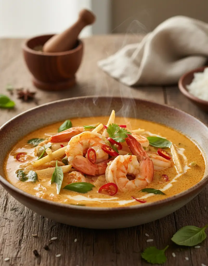 Red Thai Prawn Curry