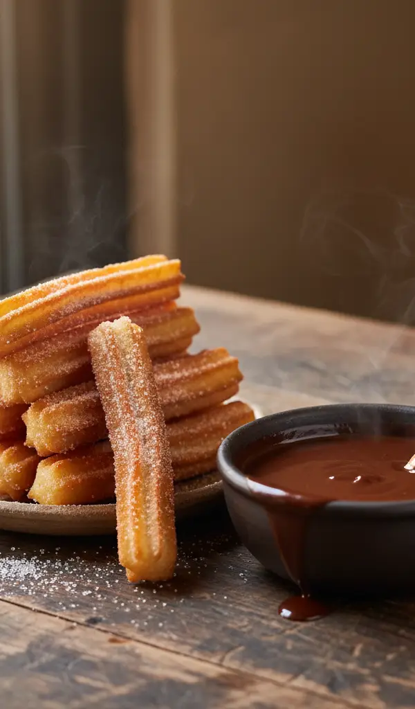 Churros con Chocolate — Eggs recipe