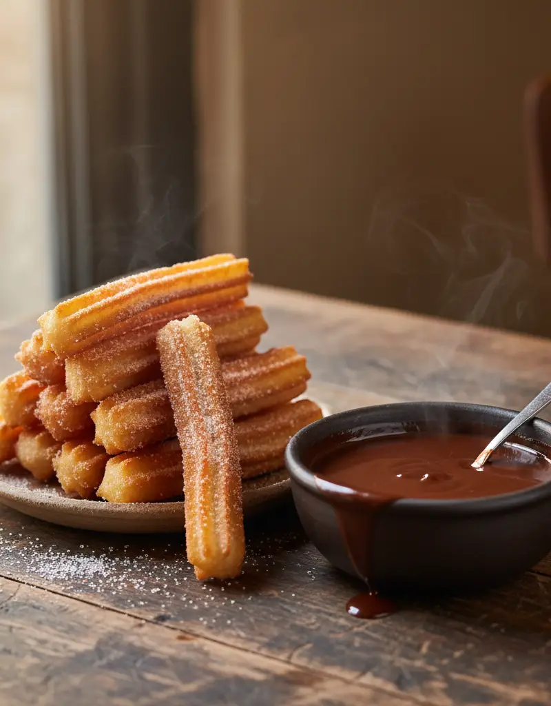 Churros con Chocolate