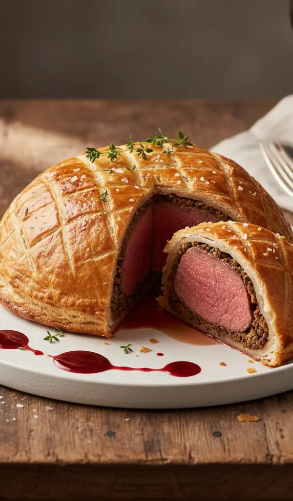Classic Beef Wellington — Mushrooms recipe