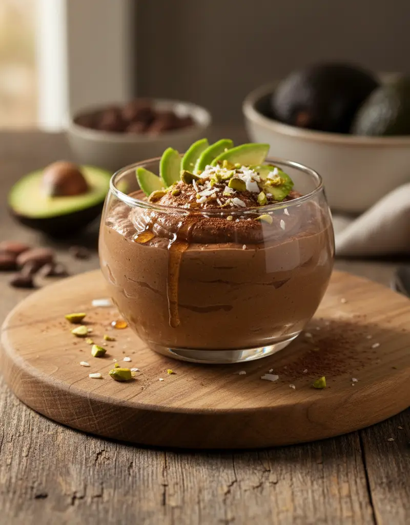 Avocado and Cacao Mousse