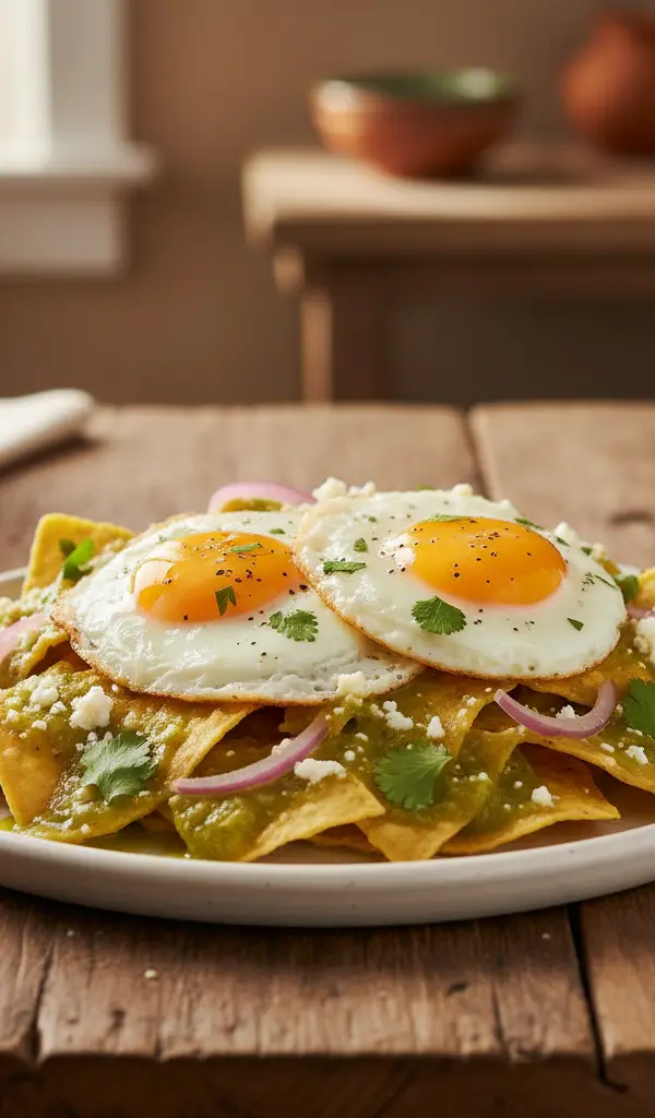 Mexican Chilaquiles Verdes — Eggs recipe
