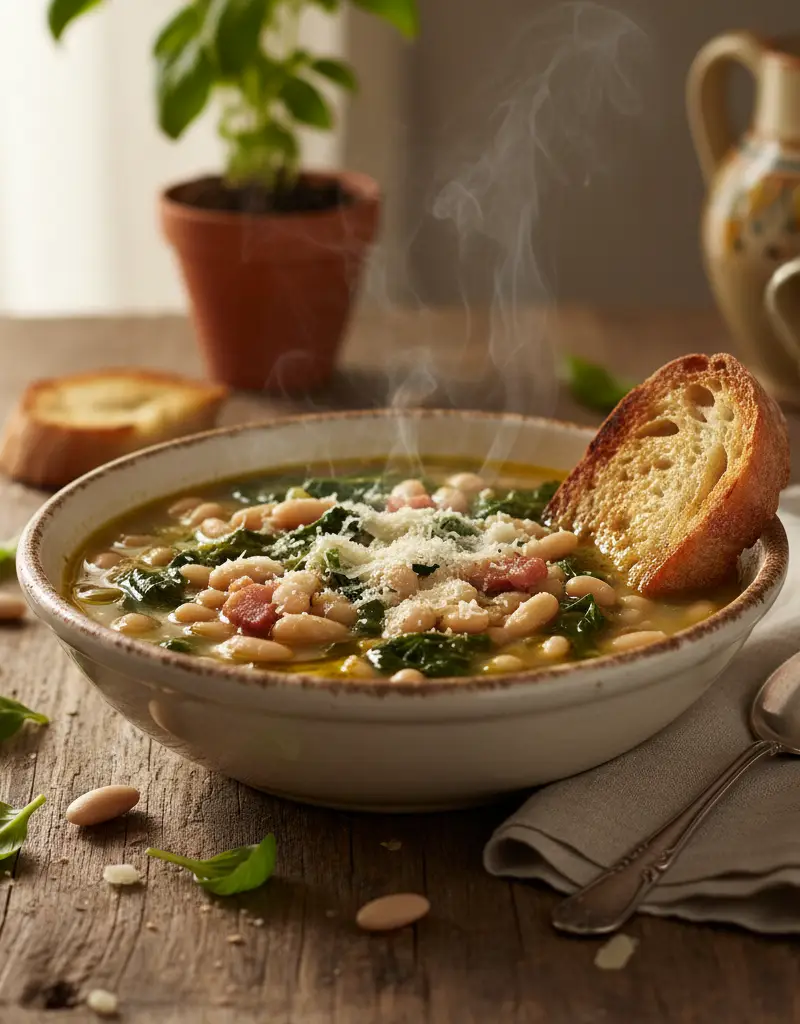 Hearty White Bean and Escarole Soup