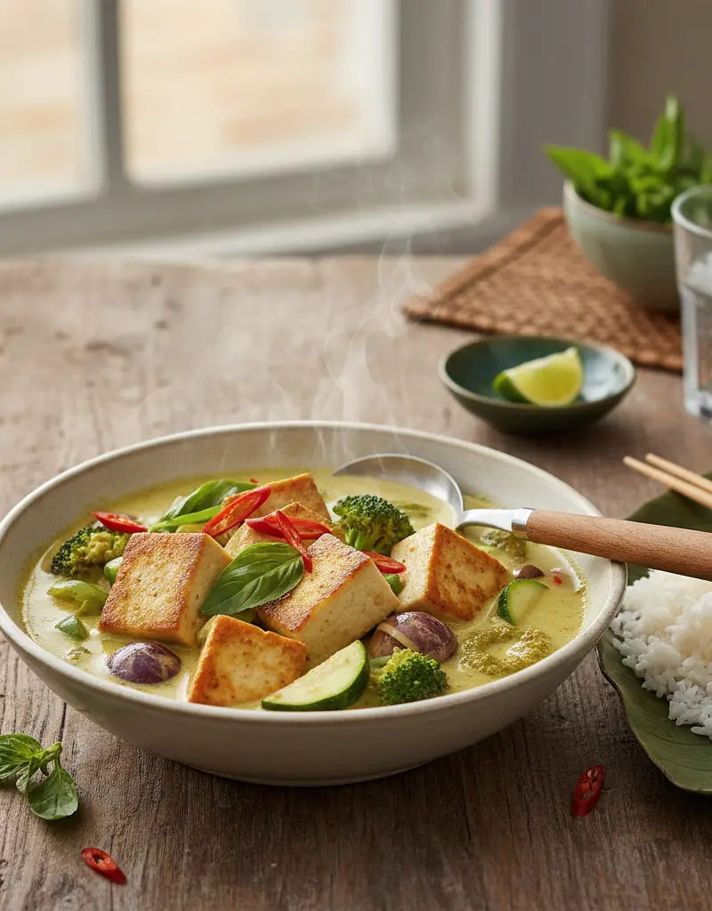 Thai Green Curry with Tofu