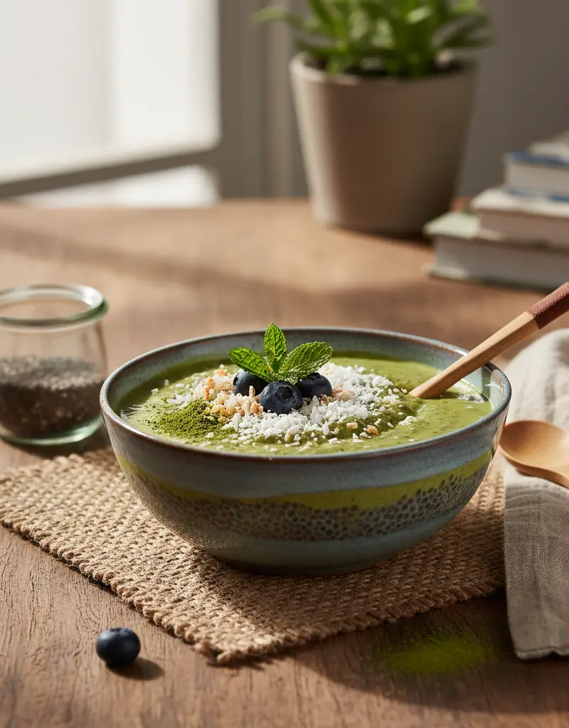 Matcha Chia Seed Pudding