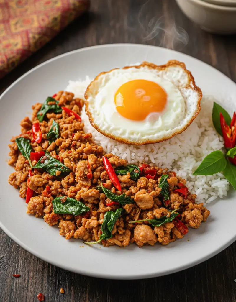 Thai Basil Chicken (Pad Kra Pao)