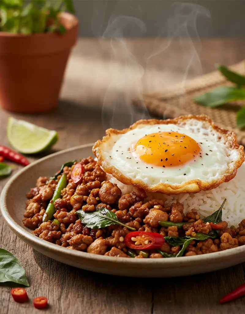 Thai Basil Chicken (Pad Kra Pao)