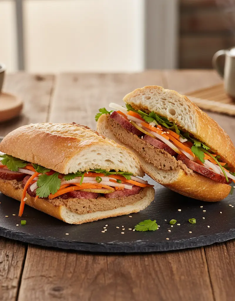 Vietnamese Banh Mi Sandwich
