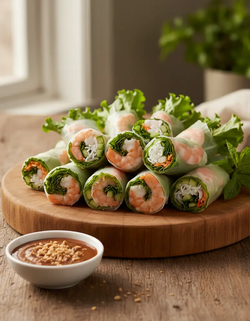 Vietnamese Spring Rolls with Shrimp