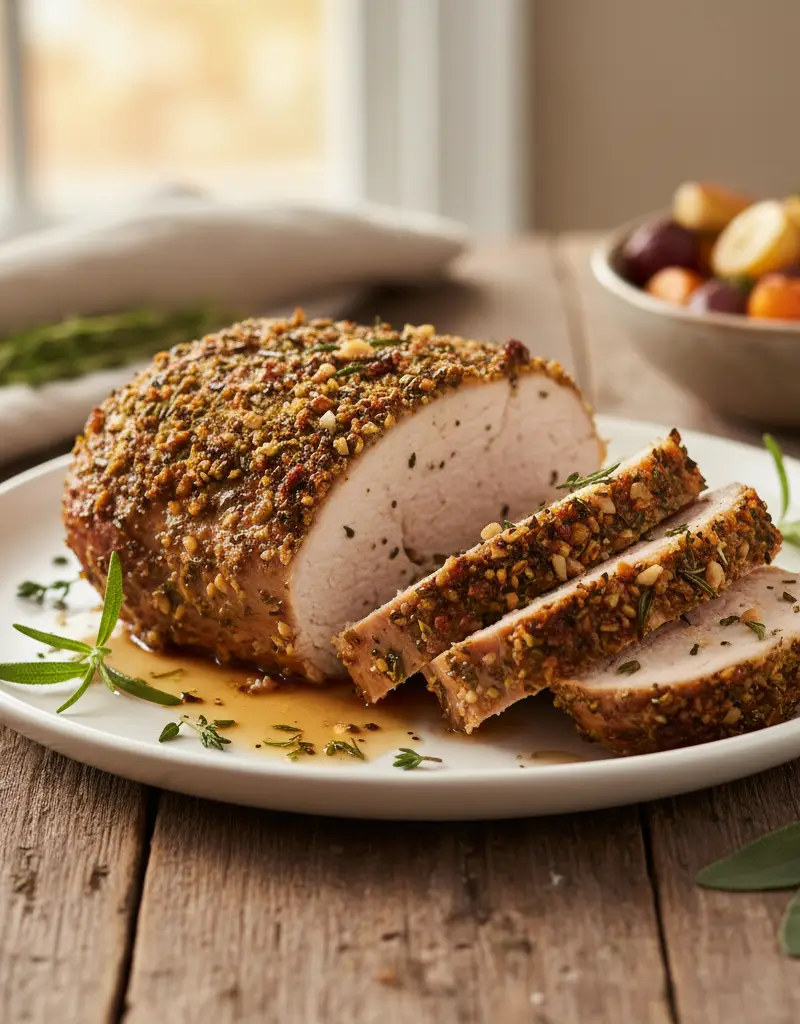 Herb-Crusted Turkey Tenderloin