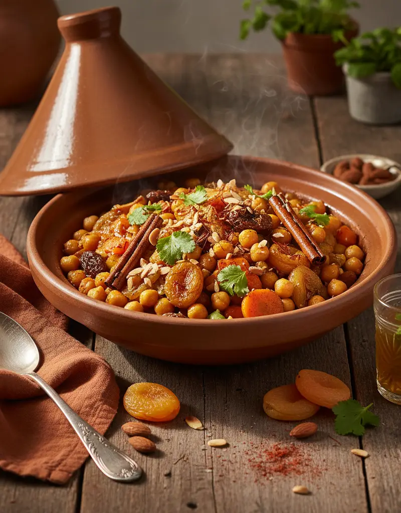 Classic Moroccan Chickpea Tajine
