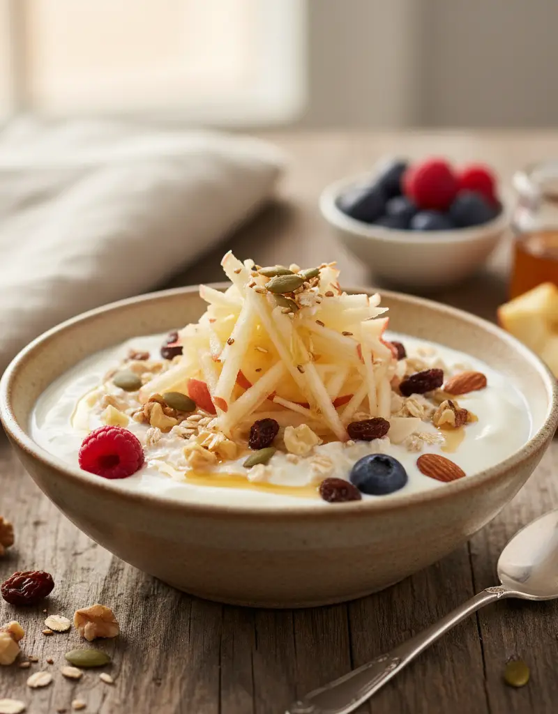 Swiss Muesli with Grated Apple