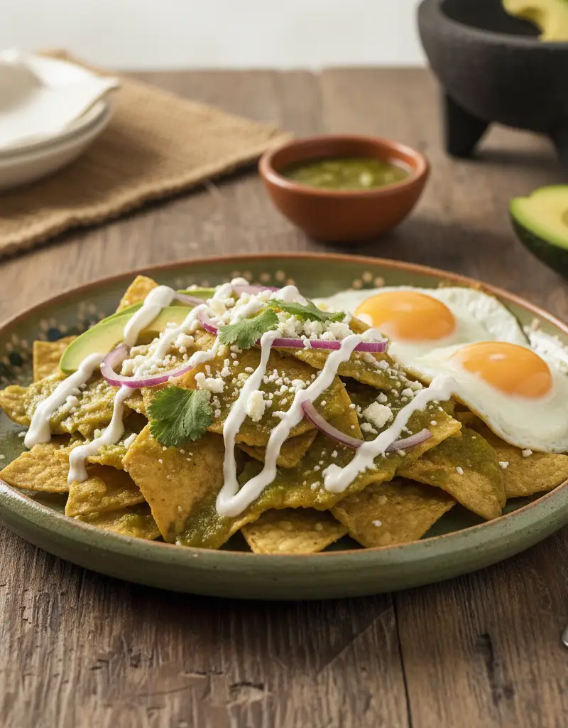 Mexican Chilaquiles Verdes