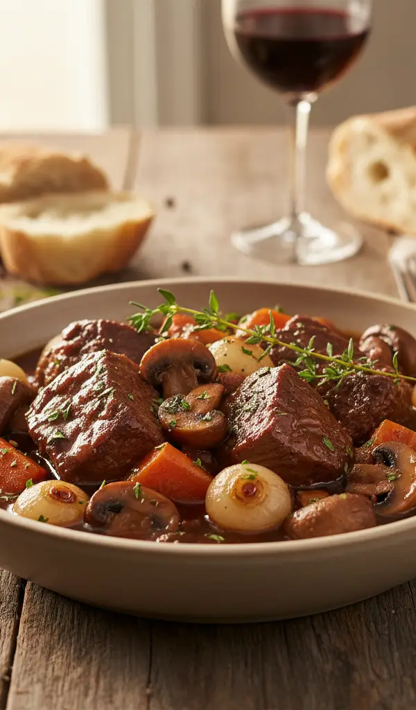 Beef Bourguignon — Mushrooms recipe