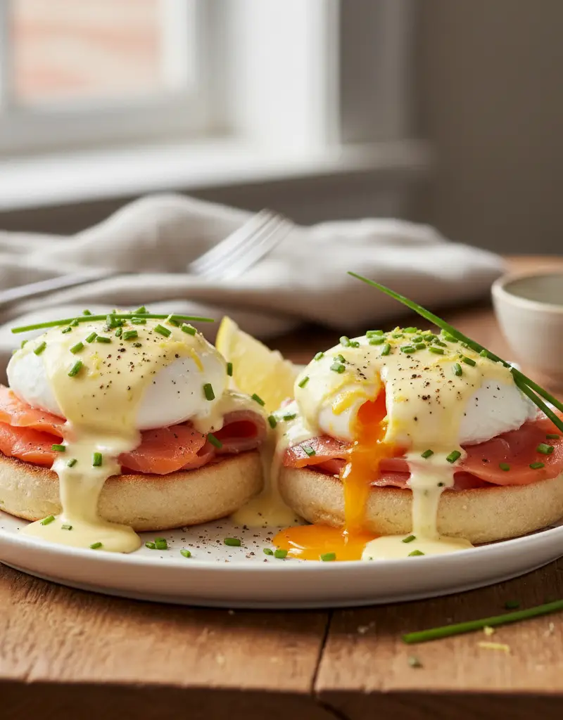 Smoked Salmon Eggs Benedict