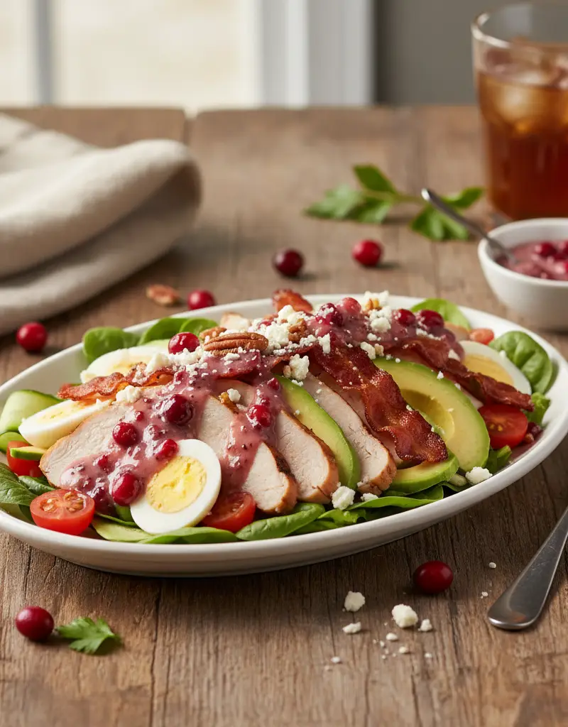 Turkey and Cranberry Club Salad