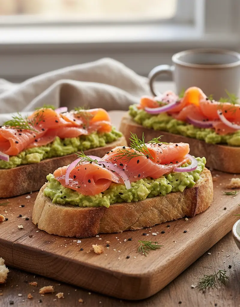 Smoked Salmon Avocado Toast