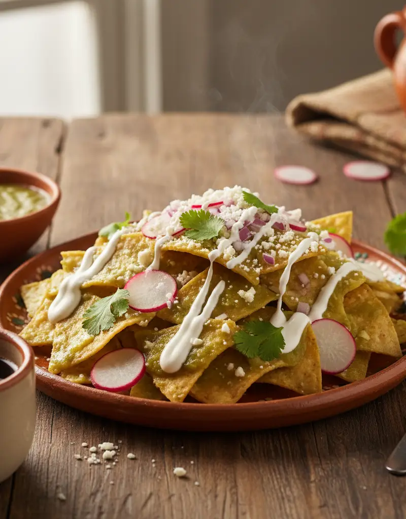 Mexican Chilaquiles Verdes