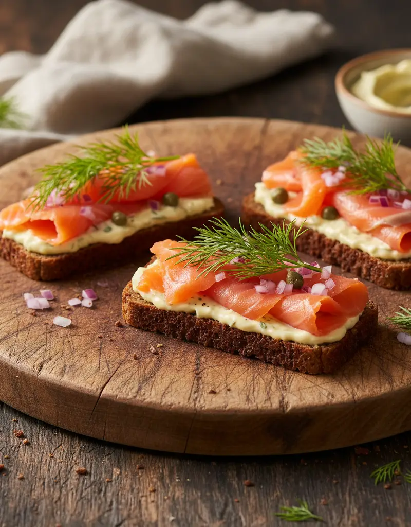 Smoked Salmon Smørrebrød