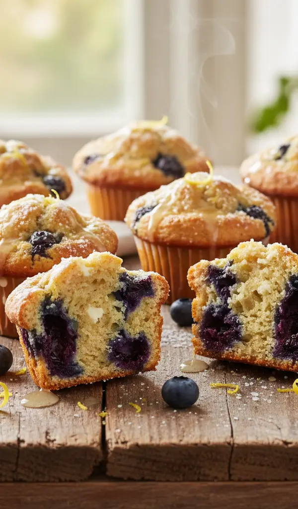 Blueberry Lemon Ricotta Muffins — Eggs recipe