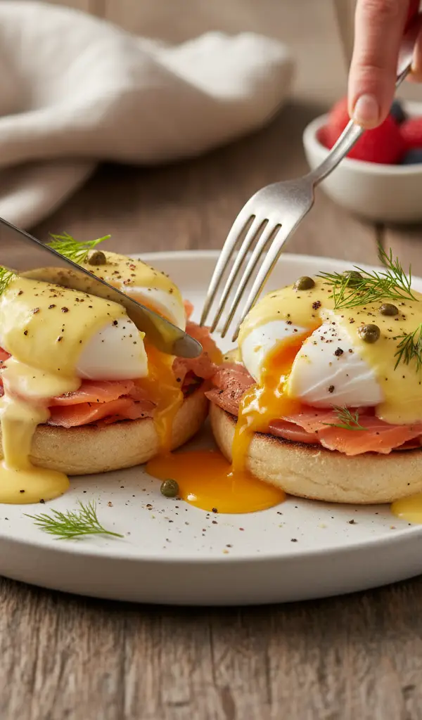 Smoked Salmon Eggs Benedict — Eggs recipe