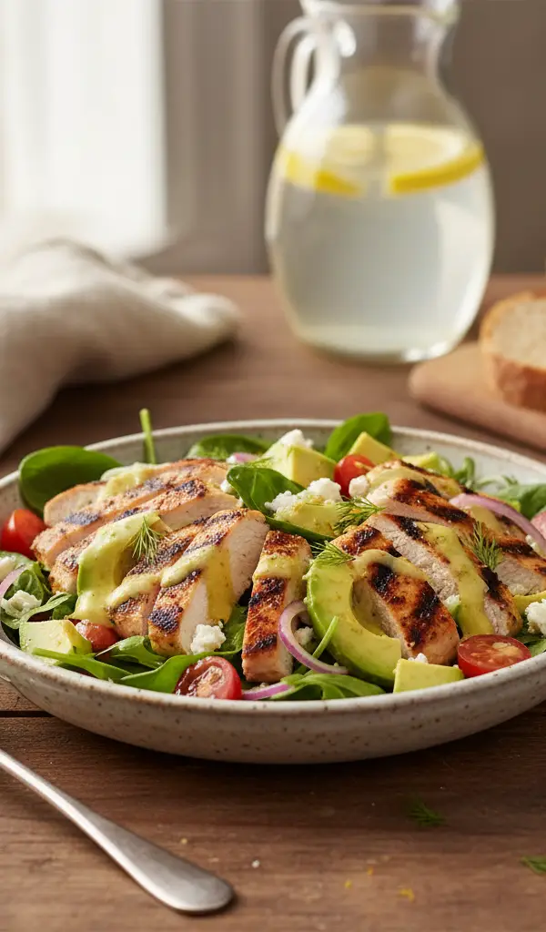 Avocado and Grilled Chicken Salad — Avocado recipe