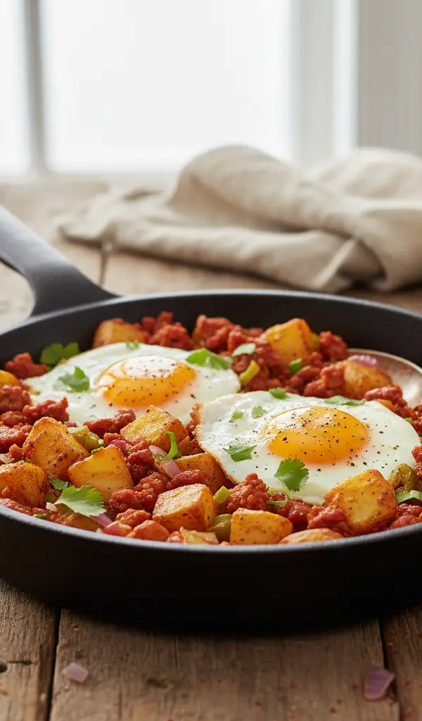 Chorizo and Potato Breakfast Skillet — Potatoes recipe